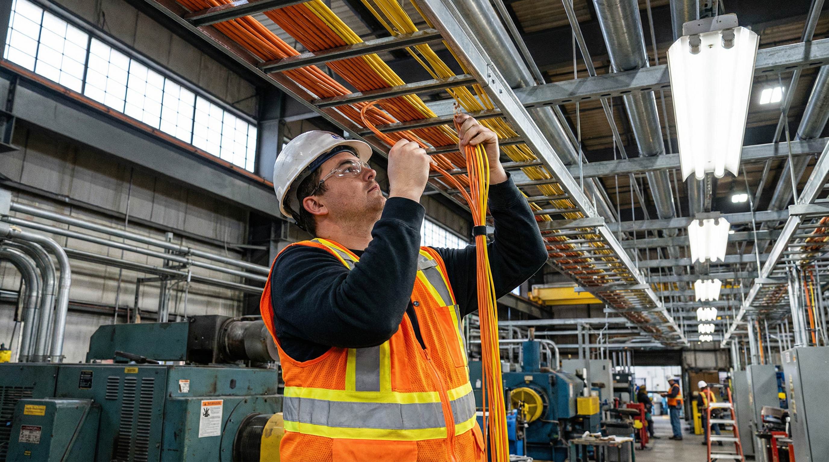 Infraestrutura de fibra óptica e cabeamento estruturado de alta performance