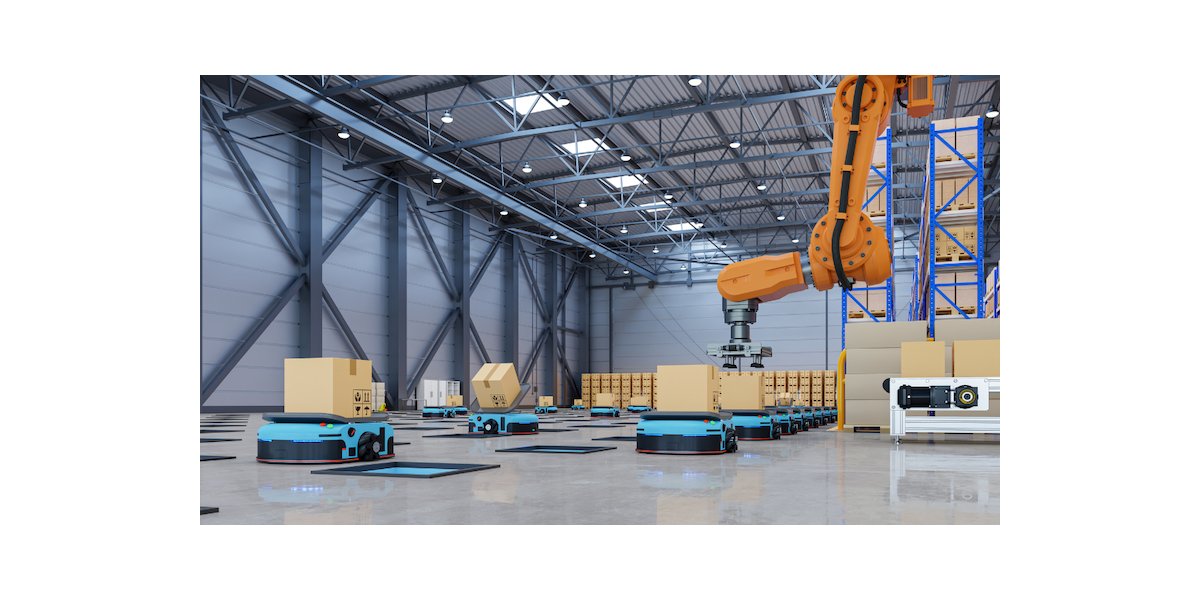 Galpão com automação e infraestrutura de rede integrada