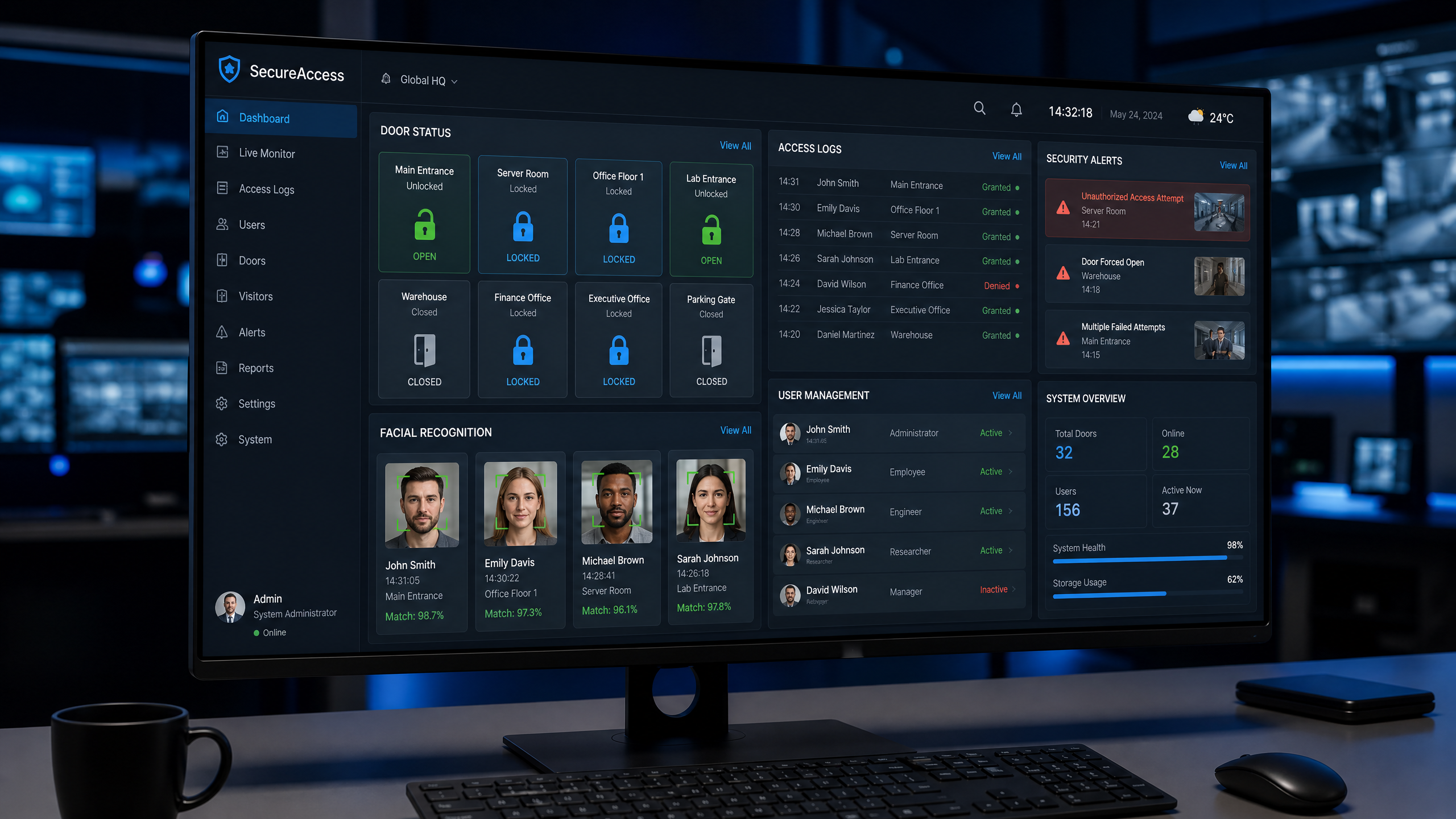 Software Entry Cloud ASSA ABLOY - Gestão de controle de acesso e automação de portas